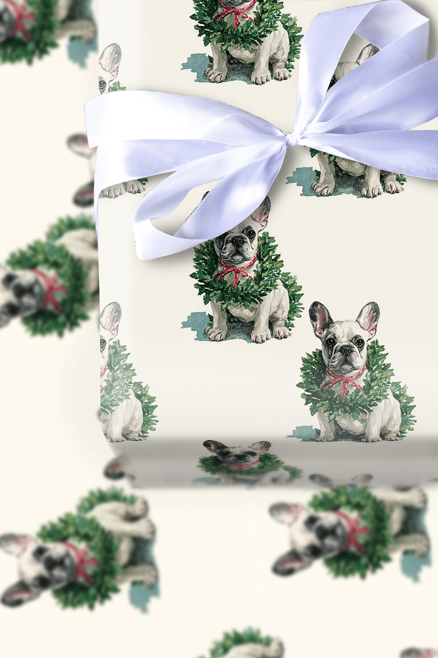 Ring Around the Frenchie - Wrapping Paper - Aspen & Arlo
