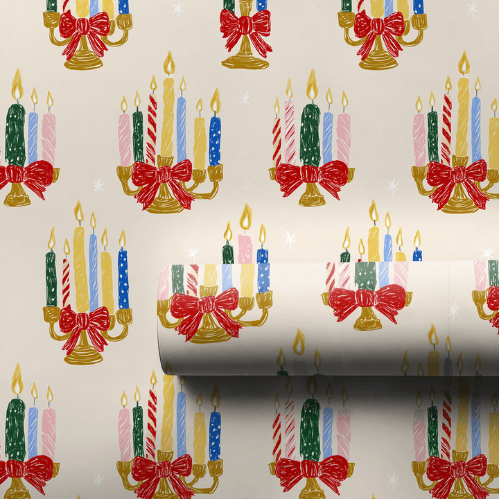Colorful Candle Festivity