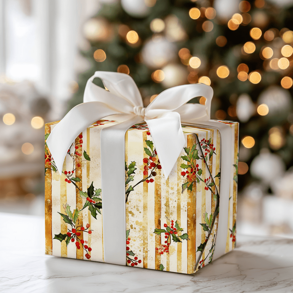 Checking It Stripes - Wrapping Paper - Aspen & Arlo