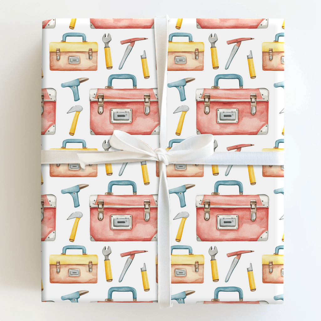 Under Construction Always Wrapping Paper: Construction Theme Gift Wrap ...