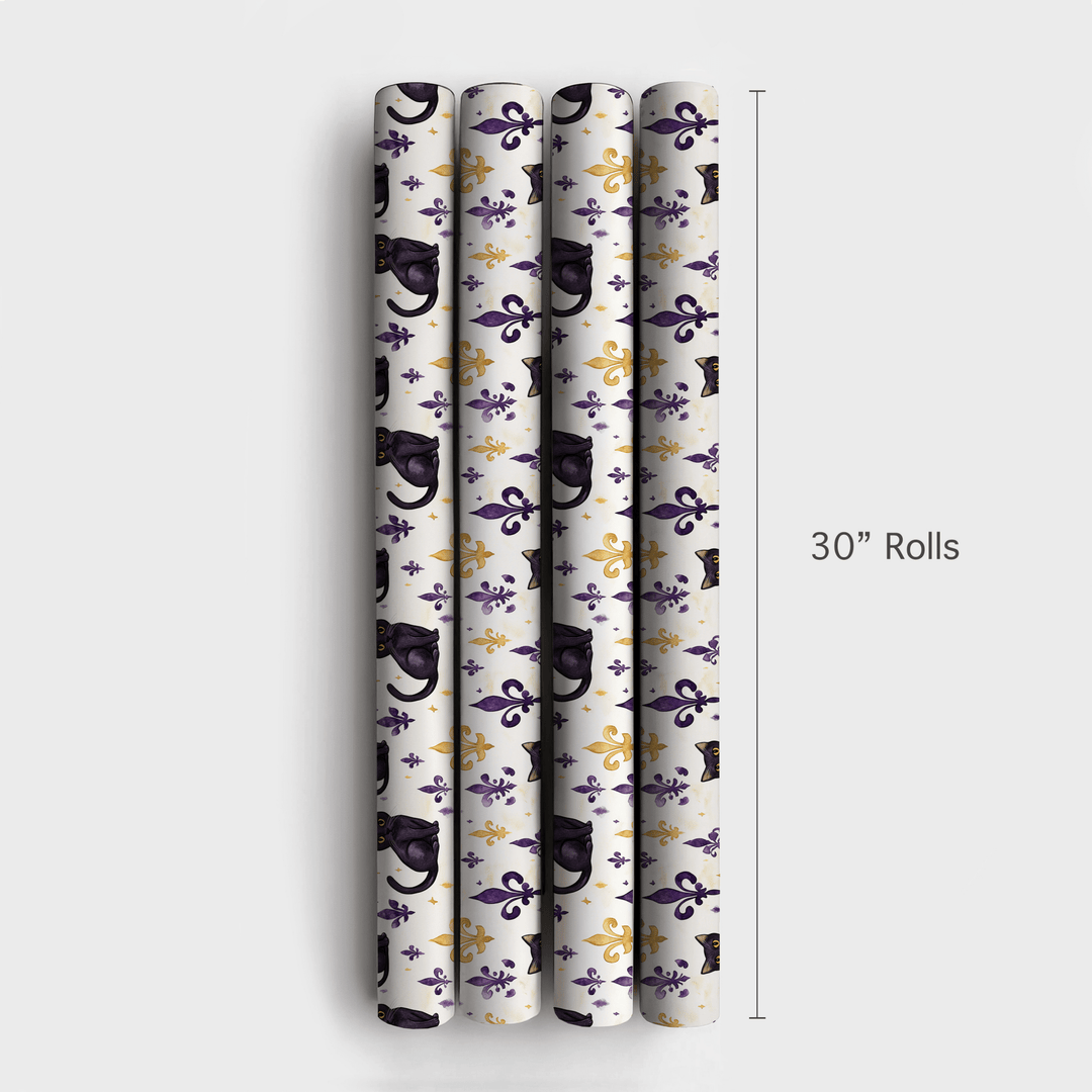 Crescent City Cat - Wrapping Paper - Aspen & Arlo