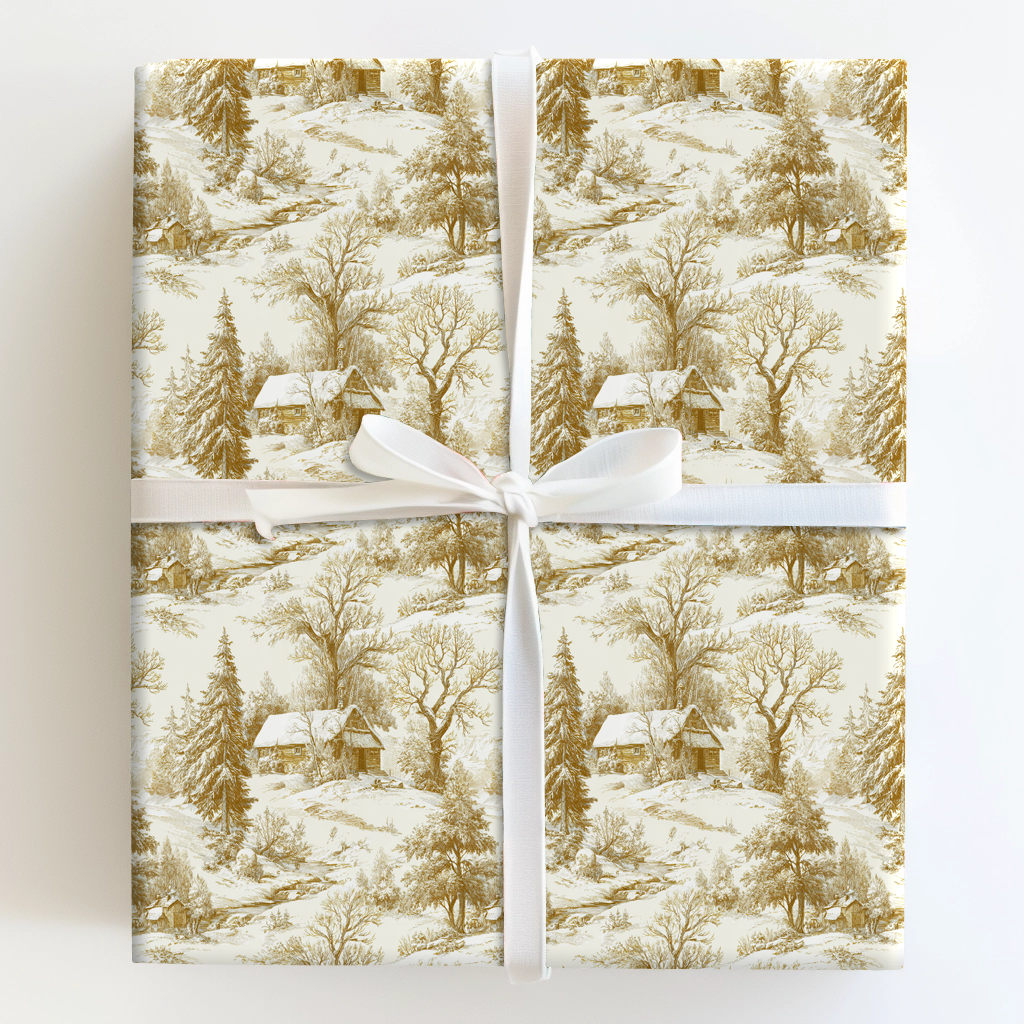 Snowy Woodland Toile