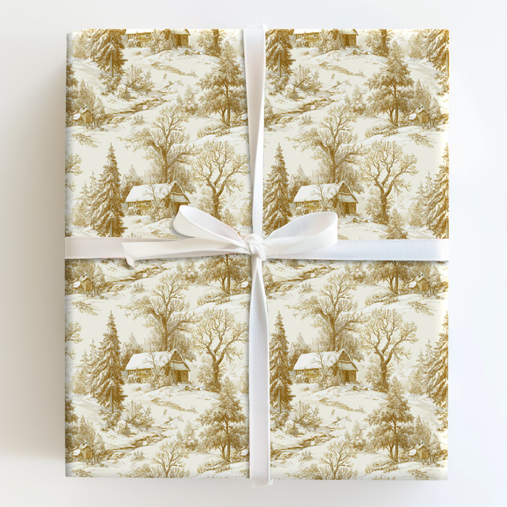 Snowy Woodland Toile
