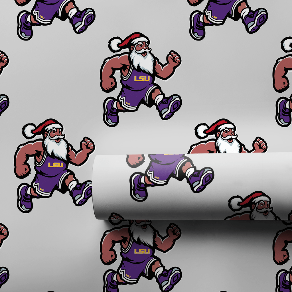 Deck the Court – Tiger Style - Wrapping Paper - Aspen & Arlo