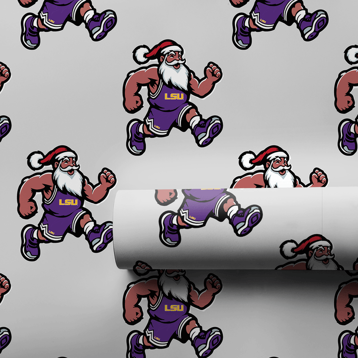 Deck the Court – Tiger Style - Wrapping Paper - Aspen & Arlo