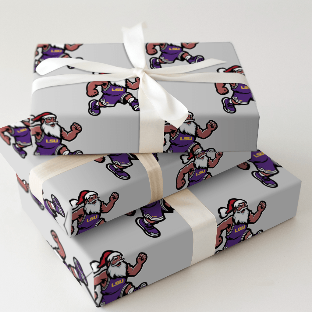 Deck the Court – Tiger Style - Wrapping Paper - Aspen & Arlo