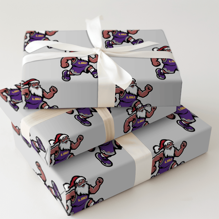 Deck the Court – Tiger Style - Wrapping Paper - Aspen & Arlo