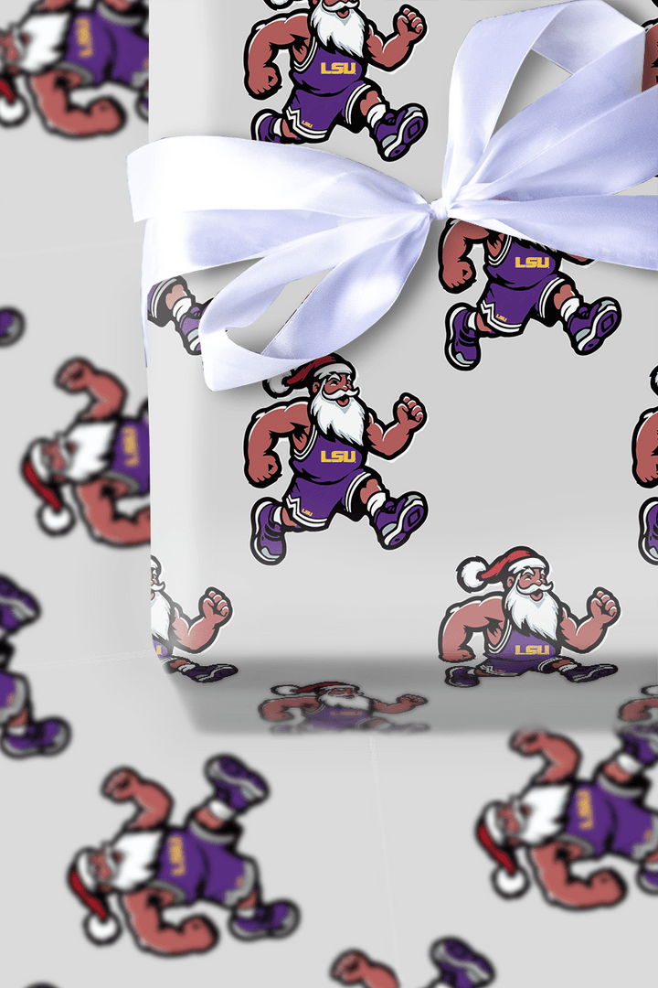 Deck the Court – Tiger Style - Wrapping Paper - Aspen & Arlo