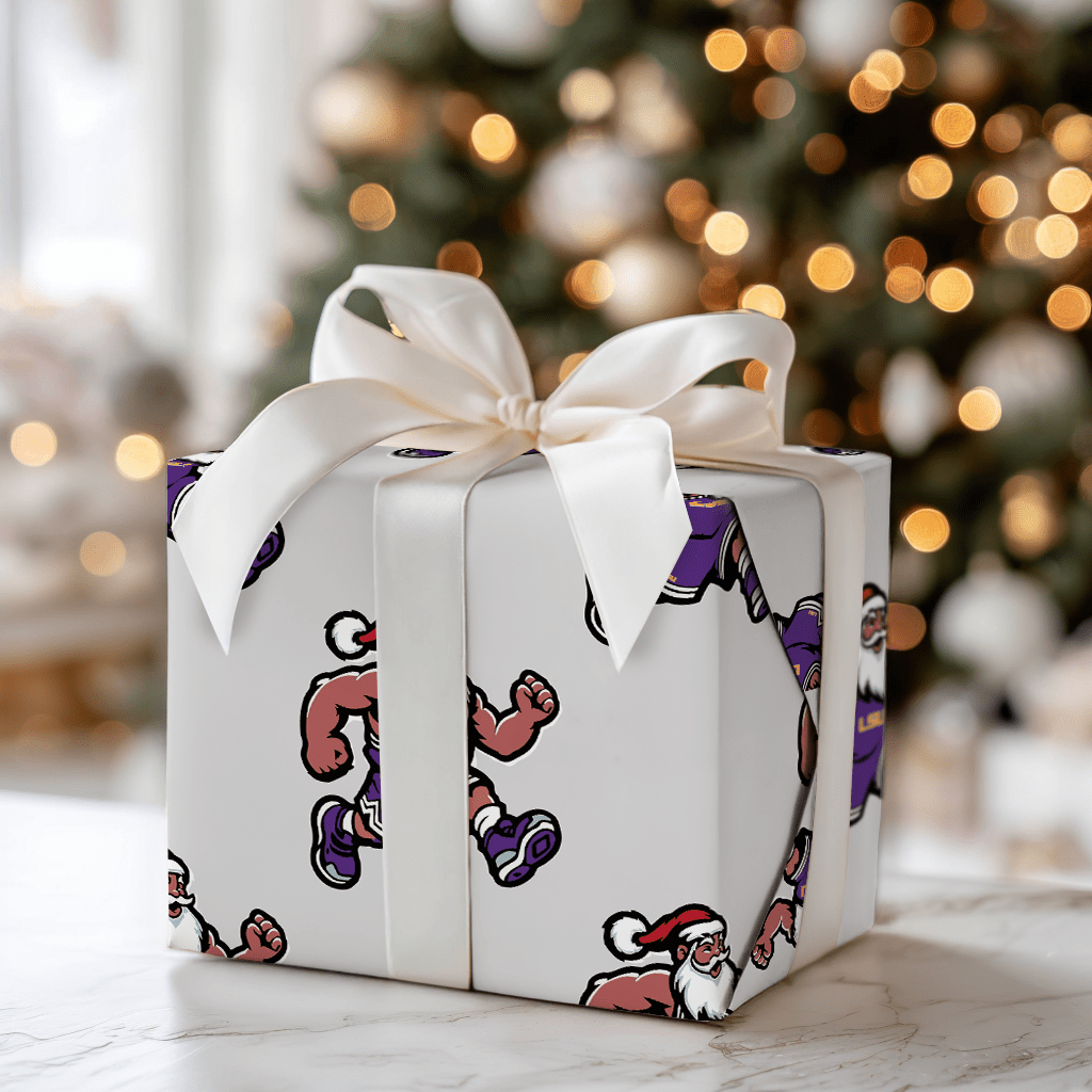 Deck the Court – Tiger Style - Wrapping Paper - Aspen & Arlo