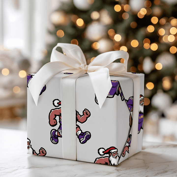 Deck the Court – Tiger Style - Wrapping Paper - Aspen & Arlo