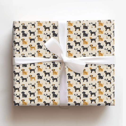Dog Pawty - Wrapping Paper - Aspen & Arlo