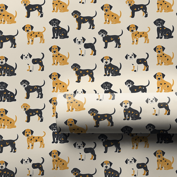Dog Pawty - Wrapping Paper - Aspen & Arlo