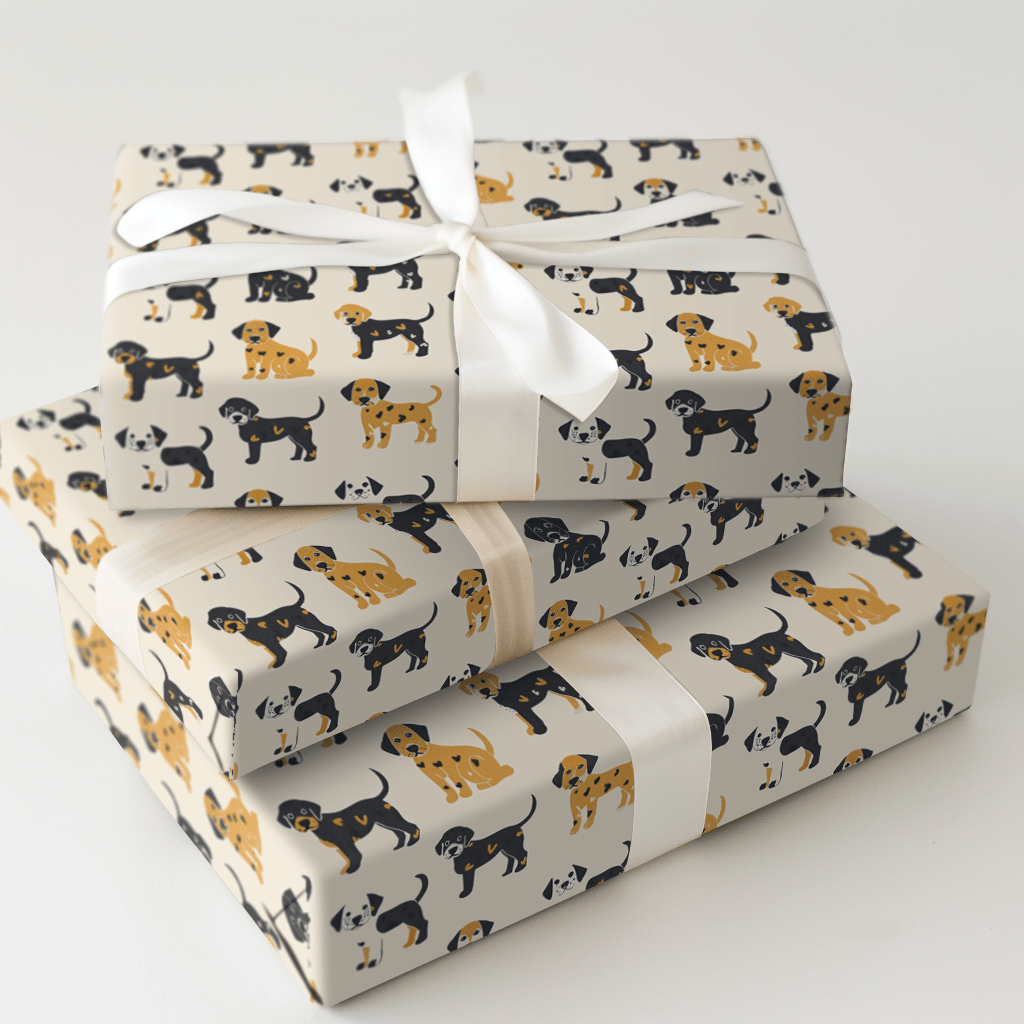 Dog Pawty - Wrapping Paper - Aspen & Arlo