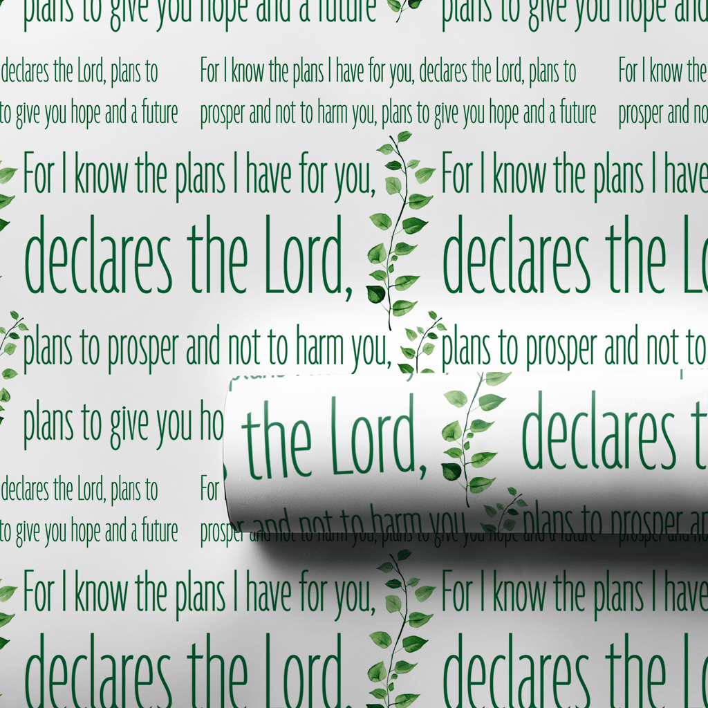 Plans to Prosper - Wrapping Paper - Aspen & Arlo