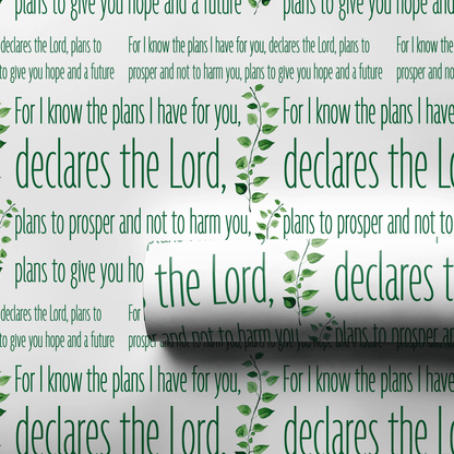 Plans to Prosper - Wrapping Paper - Aspen & Arlo