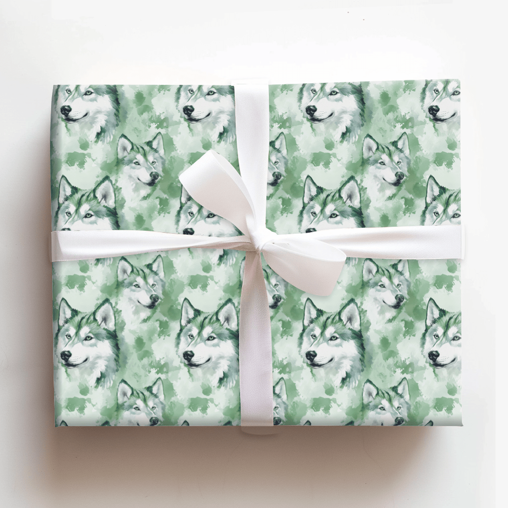 Green Scene - Wrapping Paper - Aspen &amp; Arlo