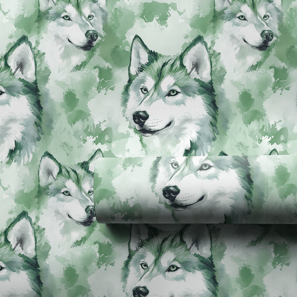 Green Scene - Wrapping Paper - Aspen &amp; Arlo