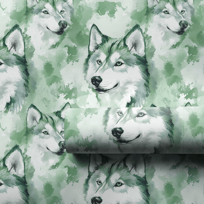 Green Scene - Wrapping Paper - Aspen &amp; Arlo