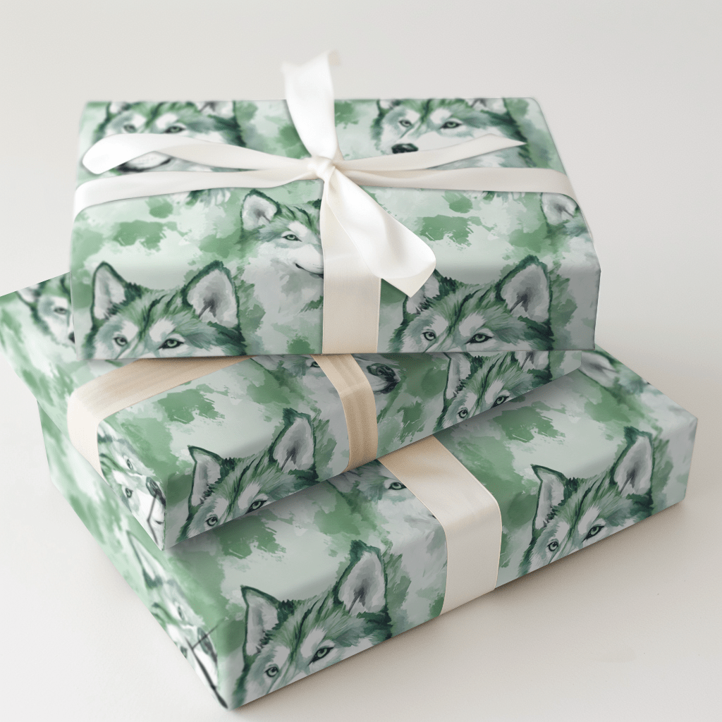 Green Scene - Wrapping Paper - Aspen &amp; Arlo