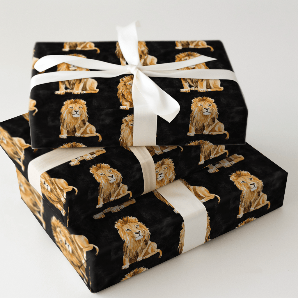 King of the Present - Wrapping Paper - Aspen & Arlo