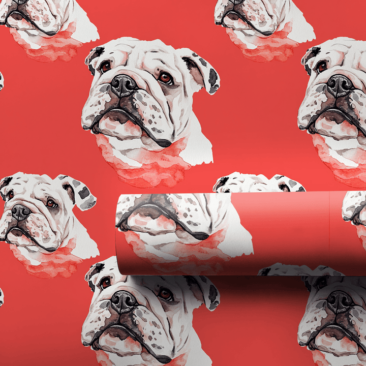 Bulldog Bite - Wrapping Paper - Aspen & Arlo