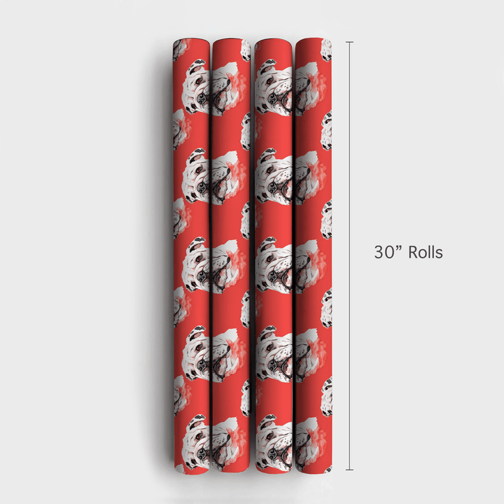 Bulldog Bite - Wrapping Paper - Aspen & Arlo