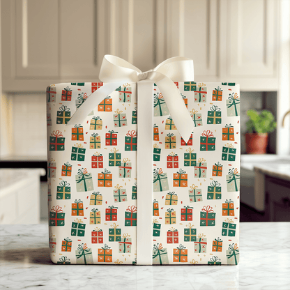 Over The River and Under The Tree - Wrapping Paper - Aspen & Arlo