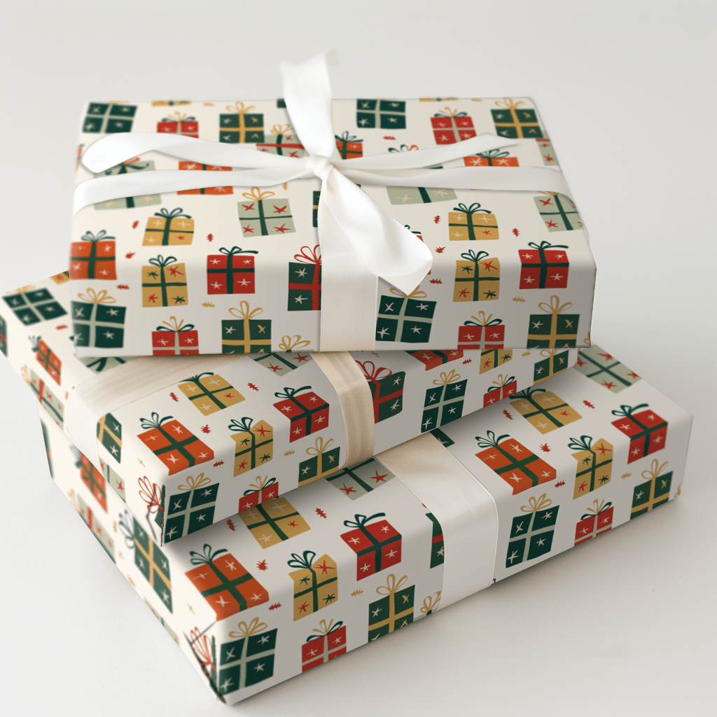Over The River and Under The Tree - Wrapping Paper - Aspen & Arlo