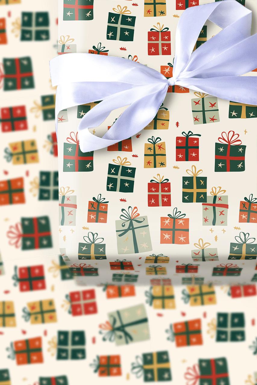 Over The River and Under The Tree - Wrapping Paper - Aspen & Arlo