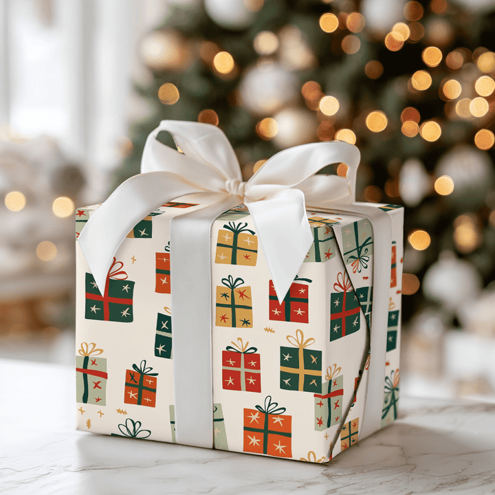 Over The River and Under The Tree - Wrapping Paper - Aspen & Arlo