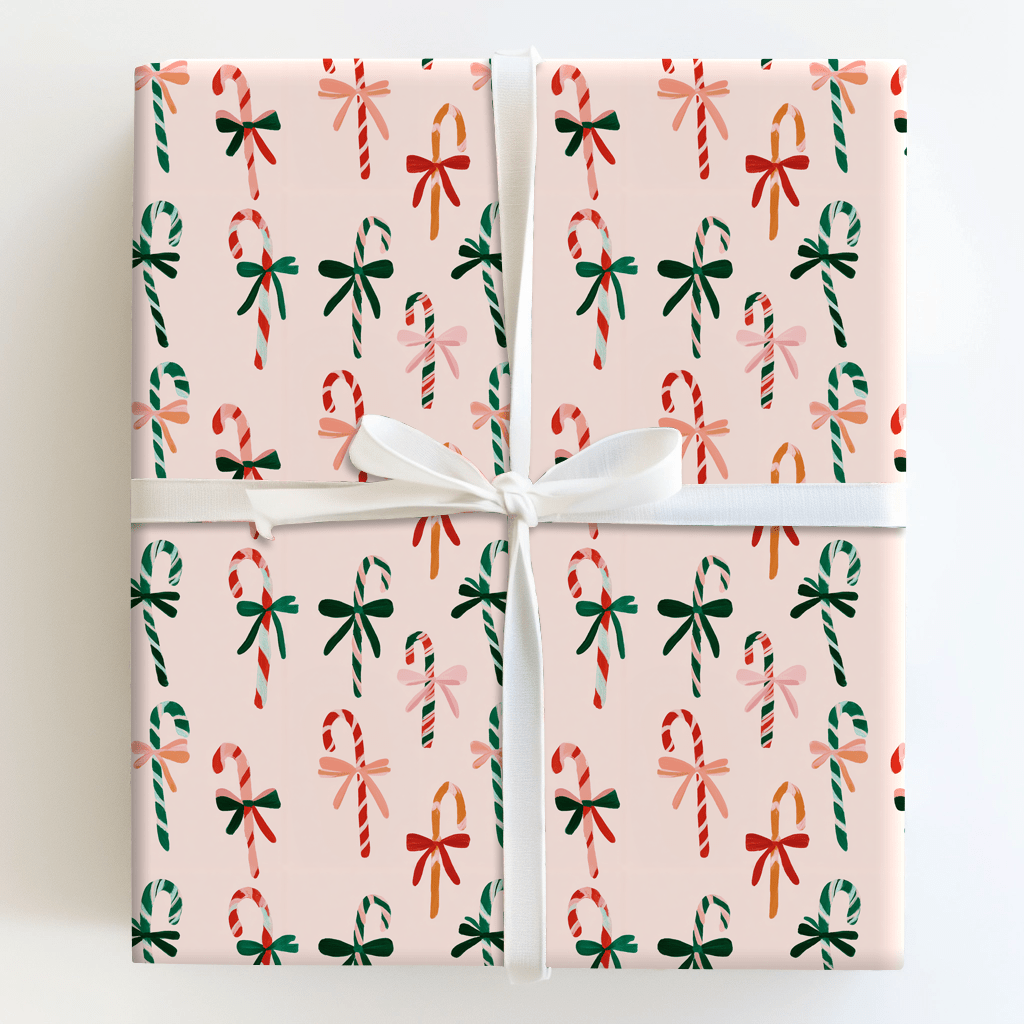 Pink Peppermint - Wrapping Paper - Aspen & Arlo