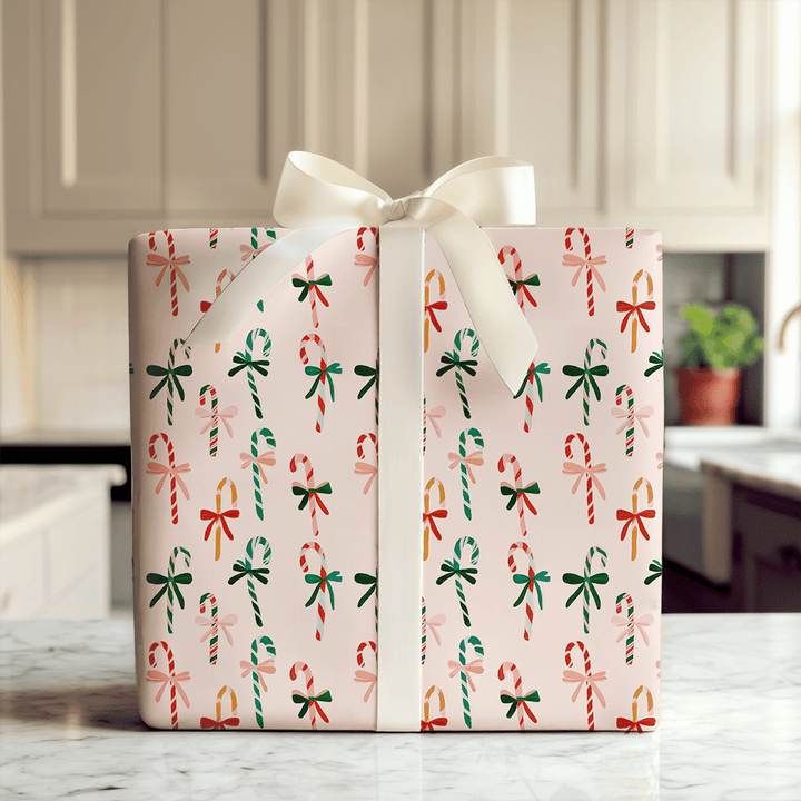 Pink Peppermint - Wrapping Paper - Aspen & Arlo
