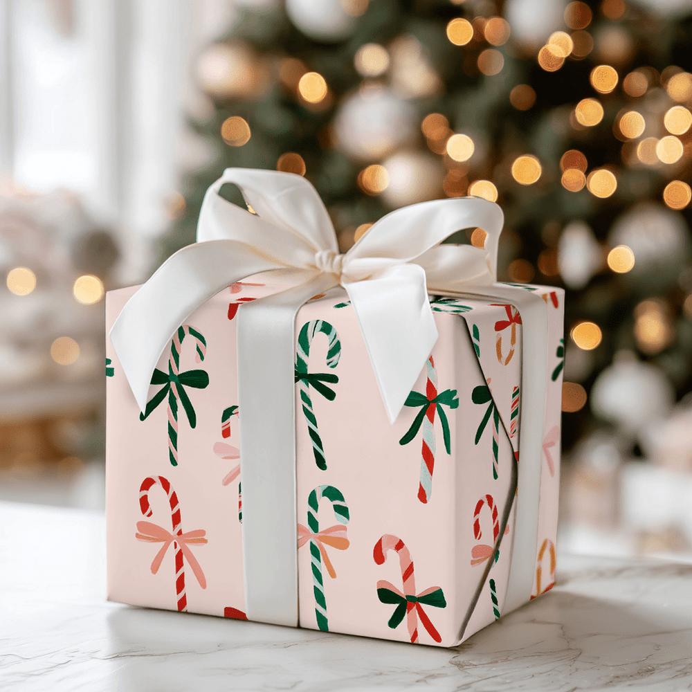 Pink Peppermint - Wrapping Paper - Aspen & Arlo