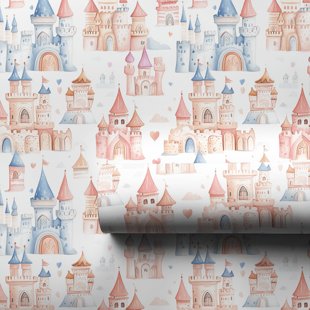 Cotton Candy Castle - Wrapping Paper - Aspen & Arlo