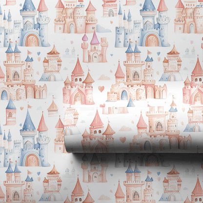 Cotton Candy Castle - Wrapping Paper - Aspen & Arlo