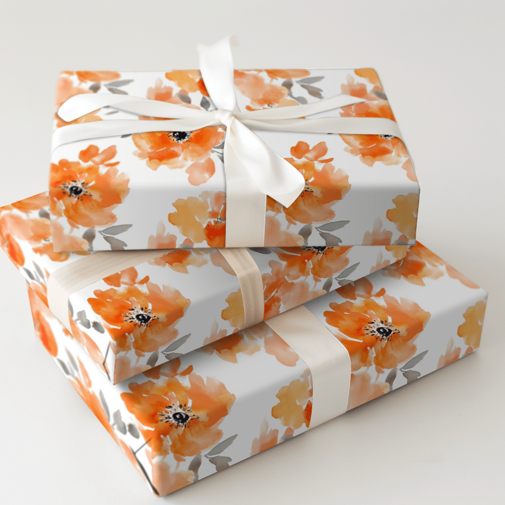 Peach Blossom - Wrapping Paper - Aspen & Arlo