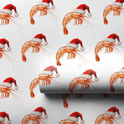 Shrimp and Gifts - Wrapping Paper - Aspen & Arlo