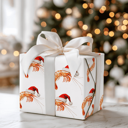 Shrimp and Gifts - Wrapping Paper - Aspen & Arlo