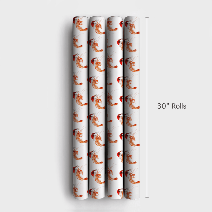 Shrimp and Gifts - Wrapping Paper - Aspen & Arlo