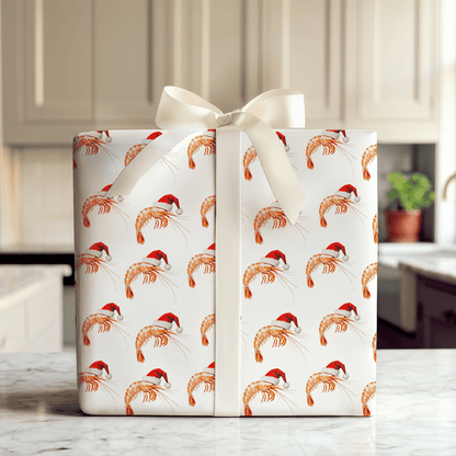 Shrimp and Gifts - Wrapping Paper - Aspen & Arlo