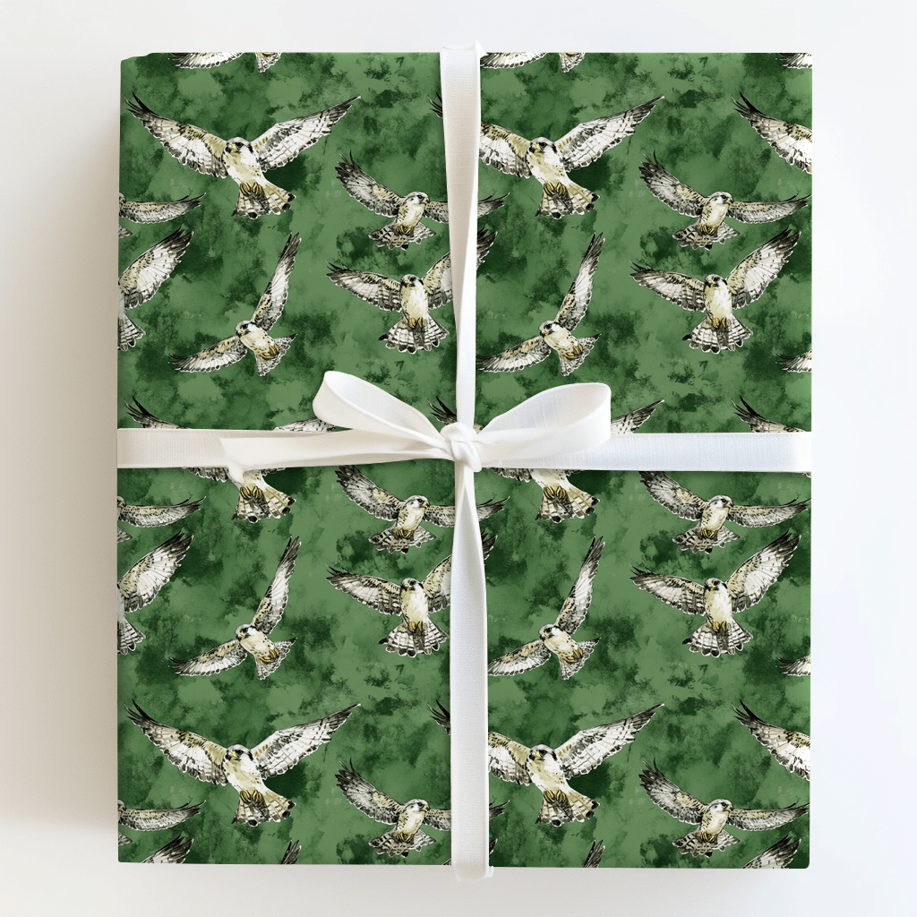 Flight Green - Wrapping Paper - Aspen &amp; Arlo