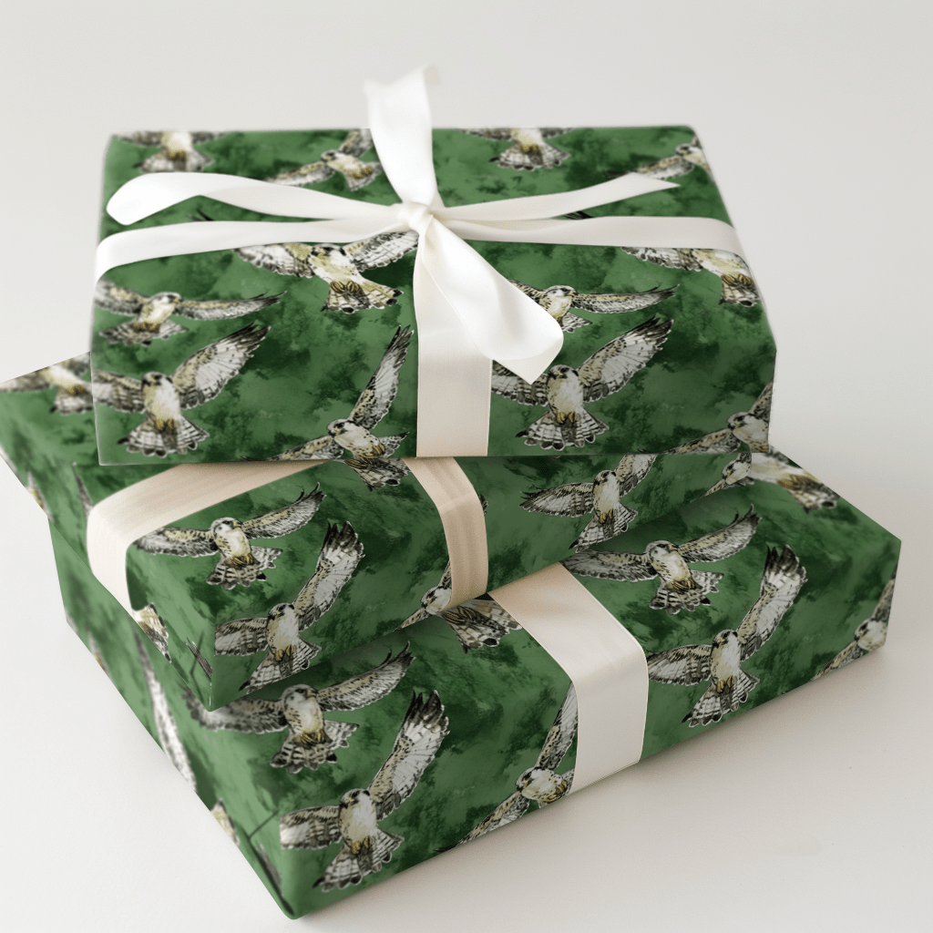 Flight Green - Wrapping Paper - Aspen &amp; Arlo