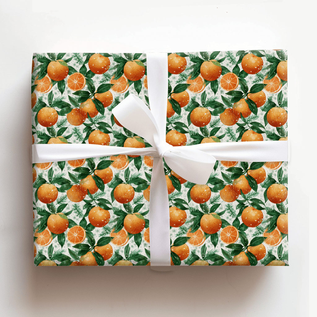 Holly Citrus - Wrapping Paper - Aspen & Arlo