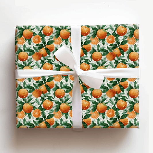 Holly Citrus - Wrapping Paper - Aspen & Arlo