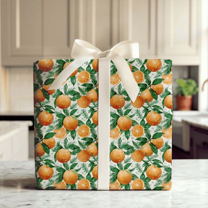 Holly Citrus - Wrapping Paper - Aspen & Arlo