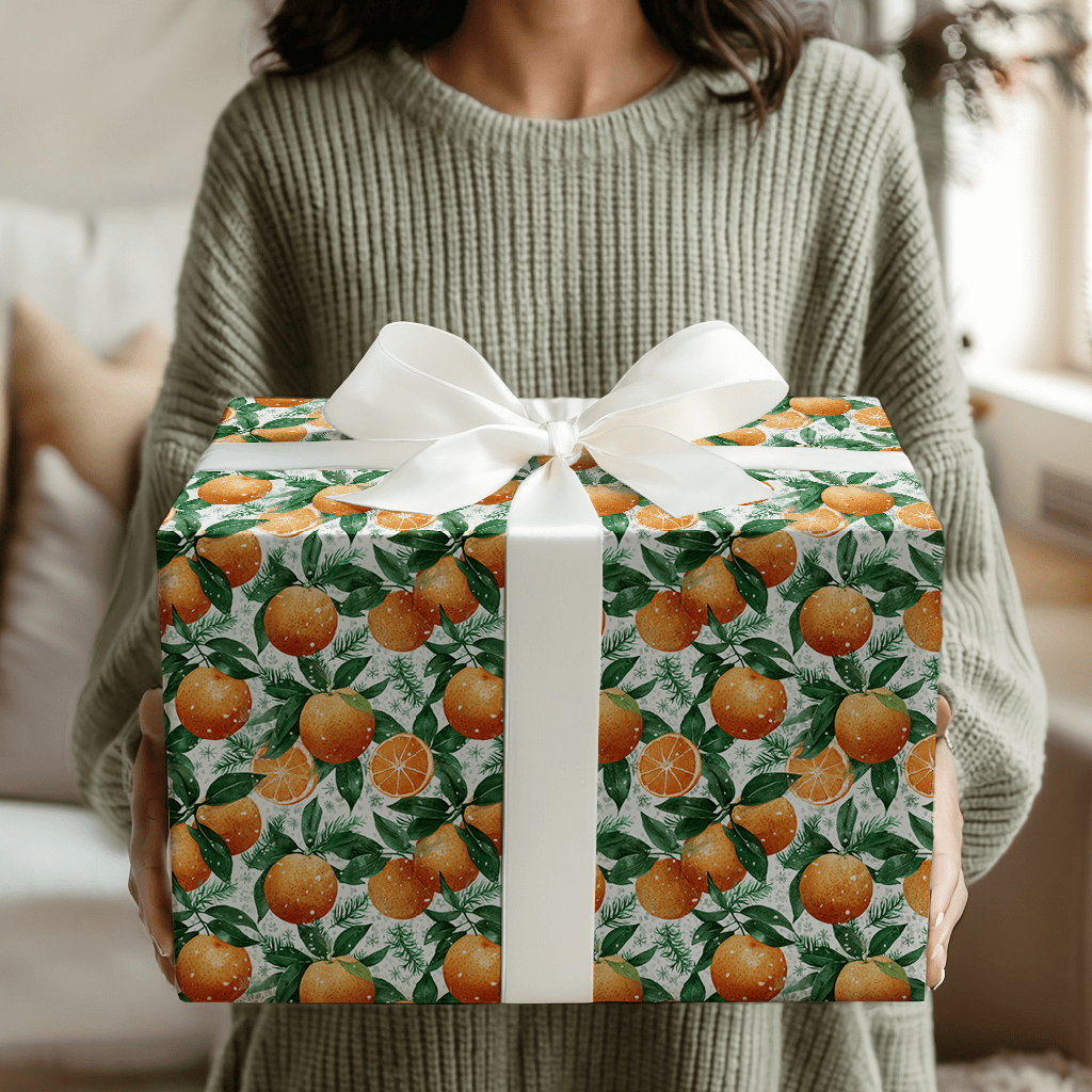 Holly Citrus - Wrapping Paper - Aspen & Arlo