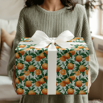 Holly Citrus - Wrapping Paper - Aspen & Arlo