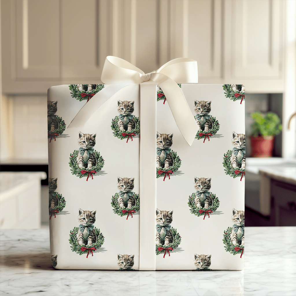 Kitty Christmas - Wrapping Paper - Aspen & Arlo