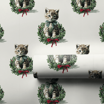Kitty Christmas - Wrapping Paper - Aspen & Arlo