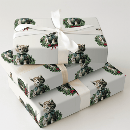 Kitty Christmas - Wrapping Paper - Aspen & Arlo